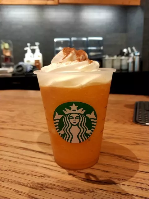 Non-Caffeine Light Pumpkin Spice Frappe Medium